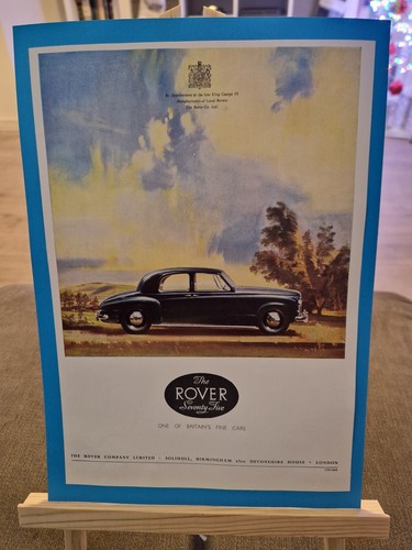 Original 1953 rover advert - 1953, p4