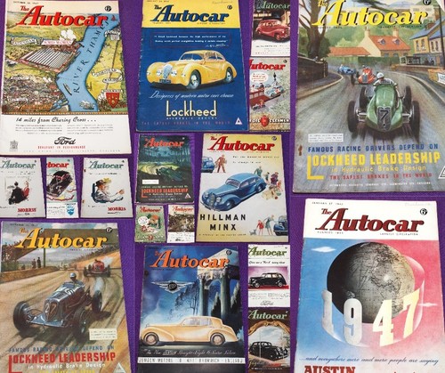 Autocar magazine 1929 1949 - -, 1929-1949