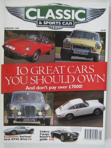 Classic sportscar january - &,