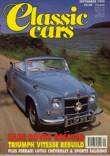Classic cars magazine 1992 - cars,