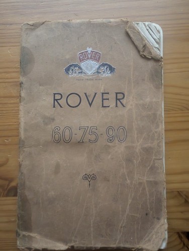 Rover 90 owner s - 60,
