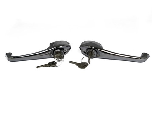 Exterior locking door - locking, handles