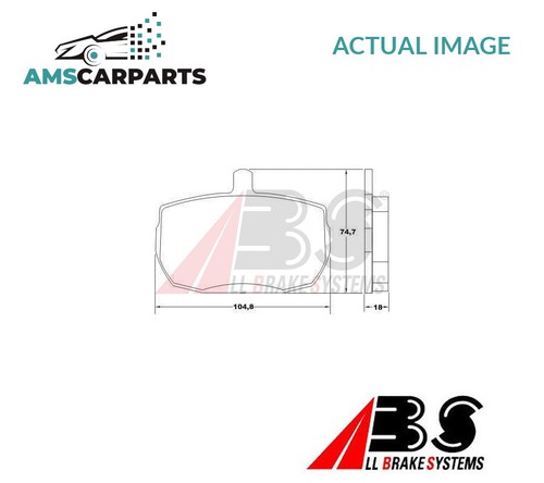 Brake pads set braking - pads,